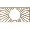 Ekena Millwork Hoover Wood Fretwork Pierced Ceiling Medallion, Birch, 40"W x 20"H x 14 3/4"ID x 1/4"T CMWP40X20X0250HOBI - alternate 4